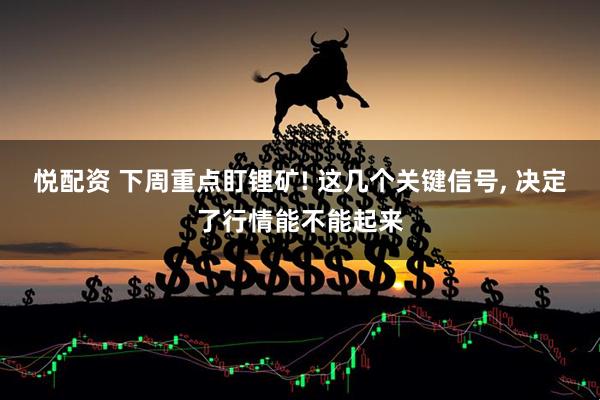 悦配资 下周重点盯锂矿! 这几个关键信号, 决定了行情能不能起来